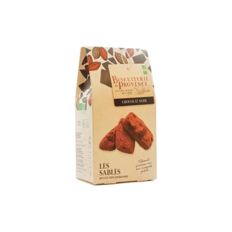 Gâteaux Et Confiserie<Biscuiterie de Provence Sablés Bio chocolat noir,