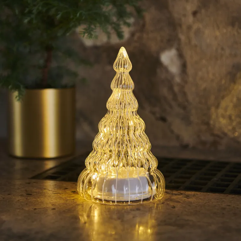 Lampes Et Suspensions<Sirius Sapin en verre transparent et led Lucy H16,