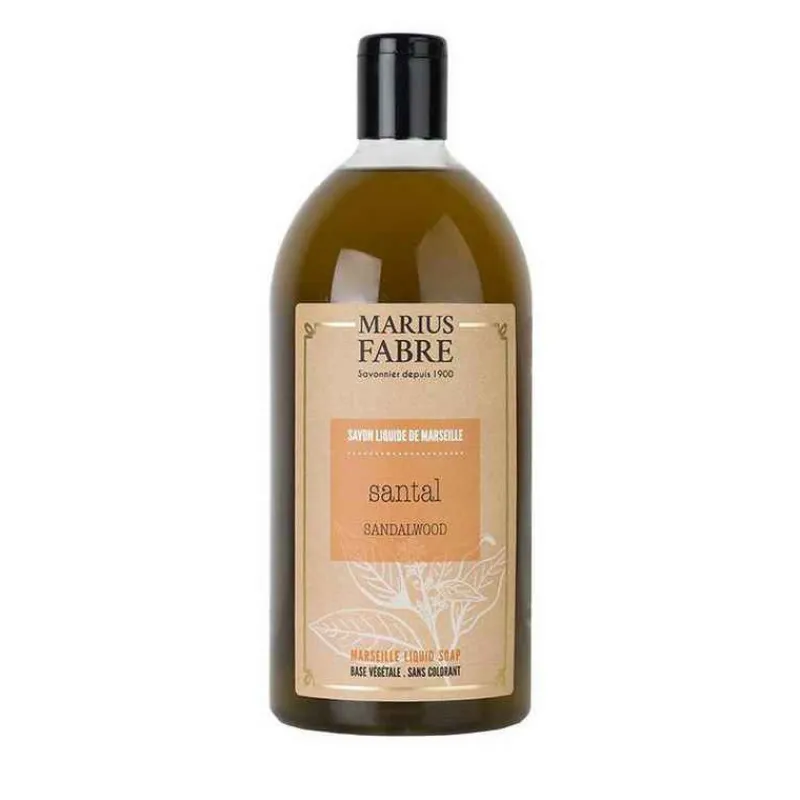 Les Soins | Coin Lavabo<Marius Fabre Savon liquide de Marseille Santal,