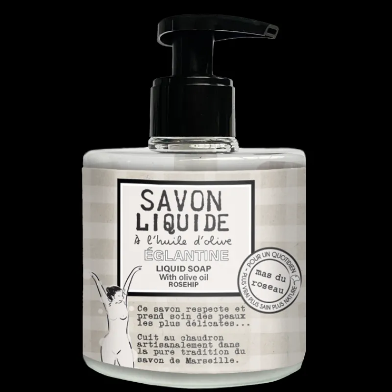 Les Soins<mas du roseau Savon Liquide Eglantine,