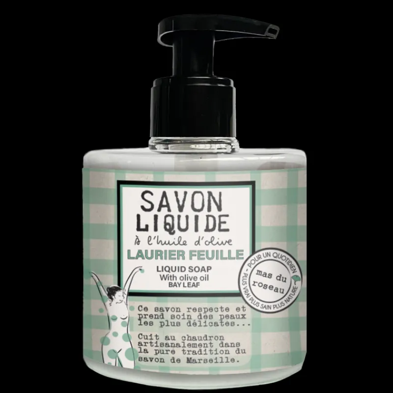 Les Soins<mas du roseau Savon Liquide Laurier Feuille,