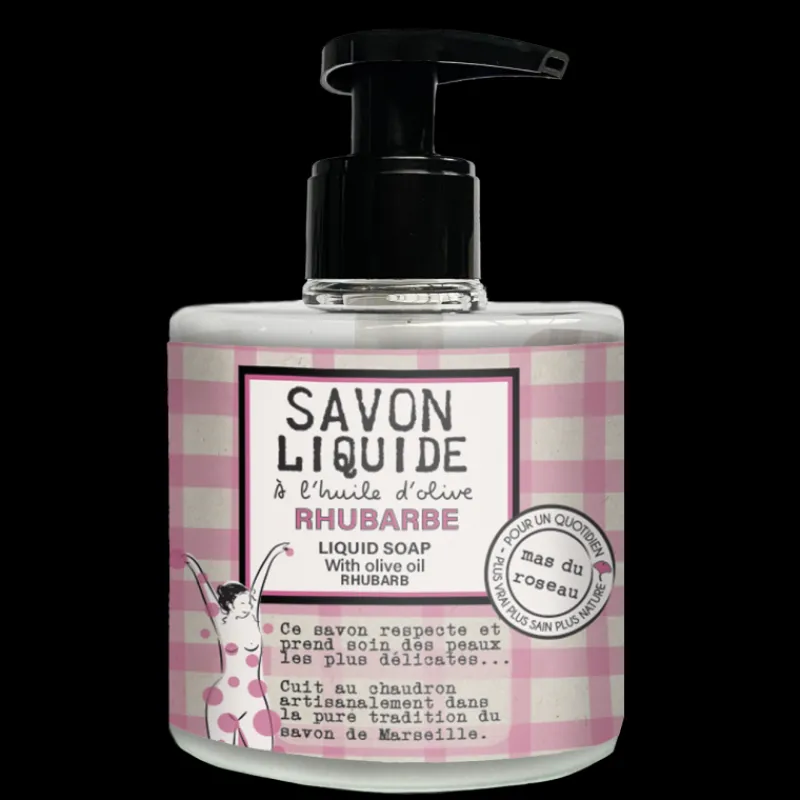 Les Soins<mas du roseau Savon Liquide Rhubarbe,