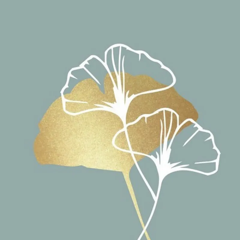 Serviettes En Papier<PaperProduct Design 20 serviettes en papier Golden Gingko Eucalyptus,