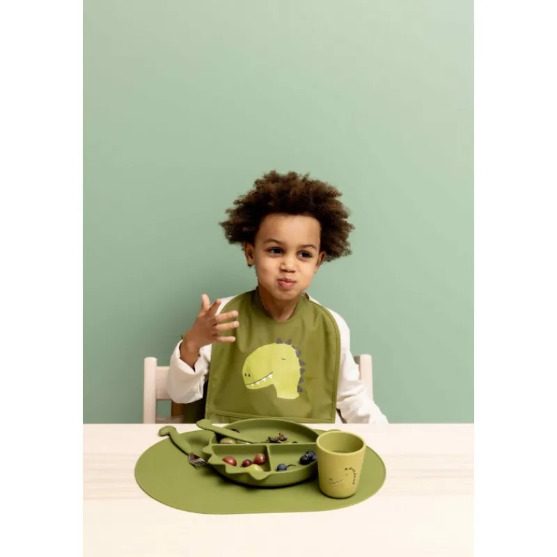 Le Textile Pour Enfant<Trixie Set 2 bavoirs imperméables Mr Dino,