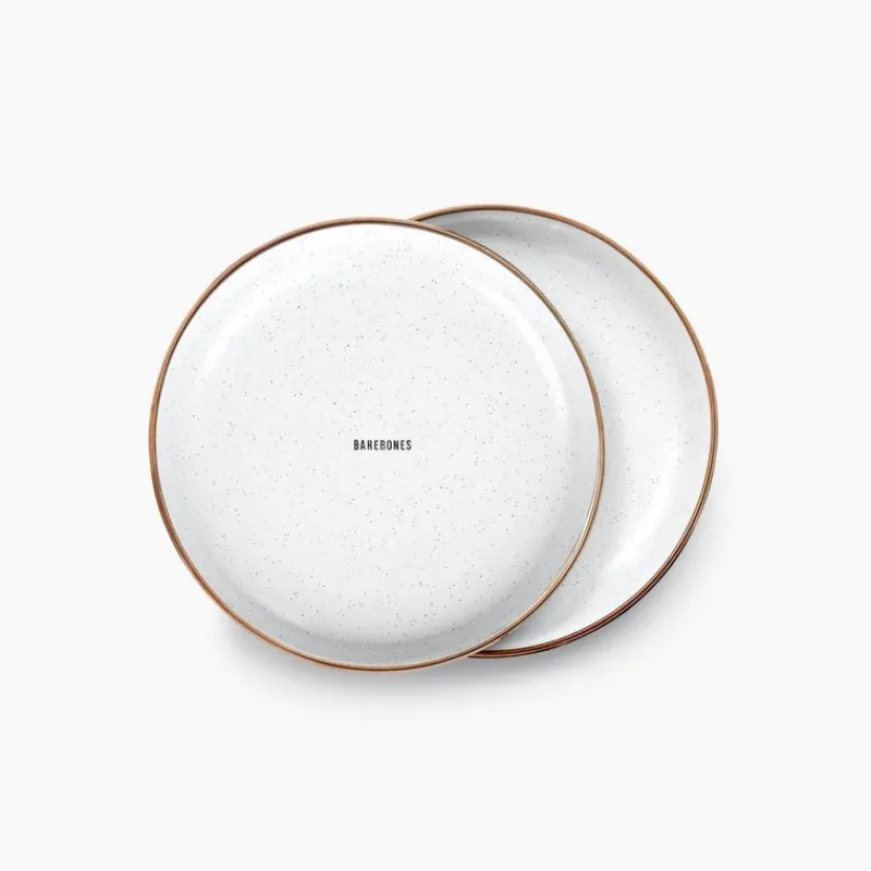 Les Assiettes Dessert | Les Assiettes Plates<Barebones Set de 2 Assiettes en Email,