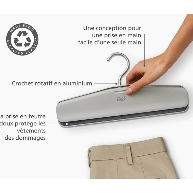 Textiles<JOSEPH JOSEPH Set de 2 Cintres jupes et pantalons Orderly™,