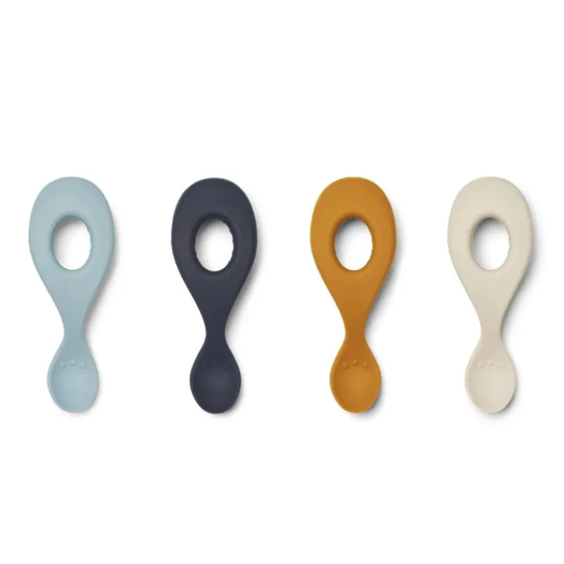 La Vaisselle Pour Enfant<Liewood Set de 4 cuillères en silicone Liva,