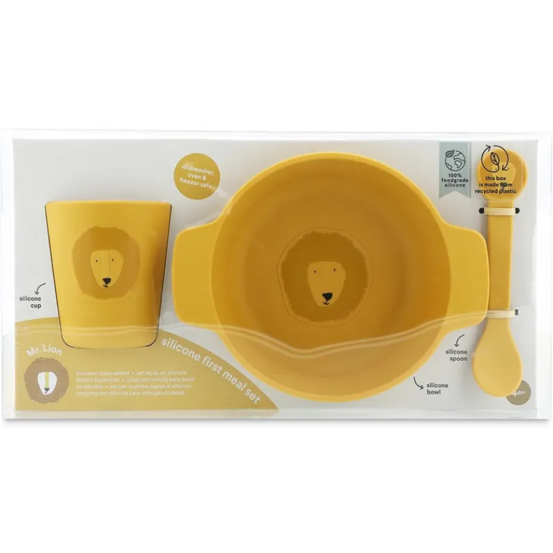 La Vaisselle Pour Enfant<Trixie Set repas silicone Mr Lion,