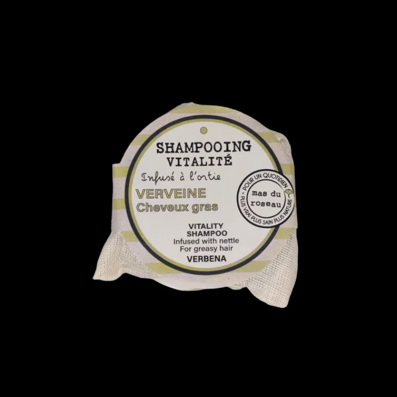 Les Soins<mas du roseau Shampooing solide Vitalité Verveine,
