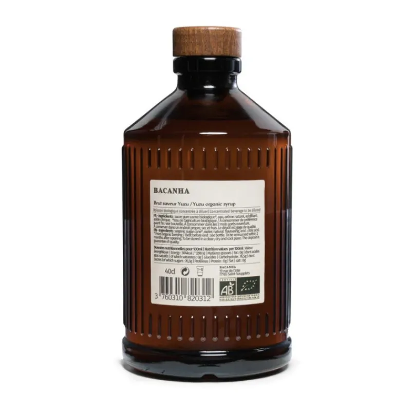 Les Autres Boissons<BACANHA Sirop de Yuzu Brut,
