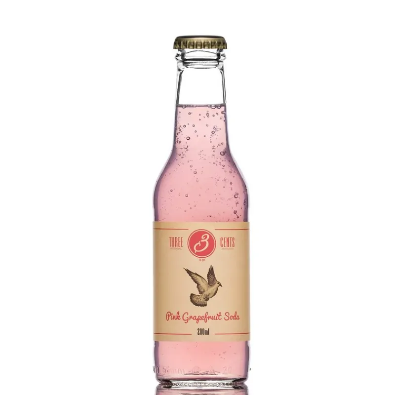 Les Autres Boissons<Three Cents Artisanal Beverages Soda Pamplemousse Rose,