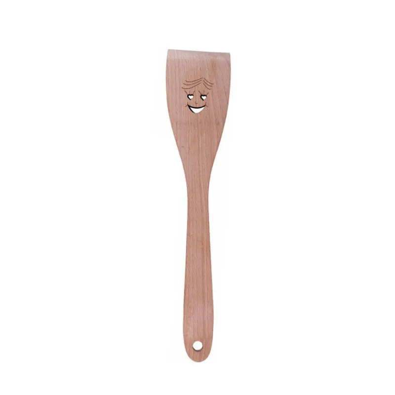 Ustensiles En Bois | Spatules Et Lèche Plats<Patisse Spatule en bois smiley 30 cm,