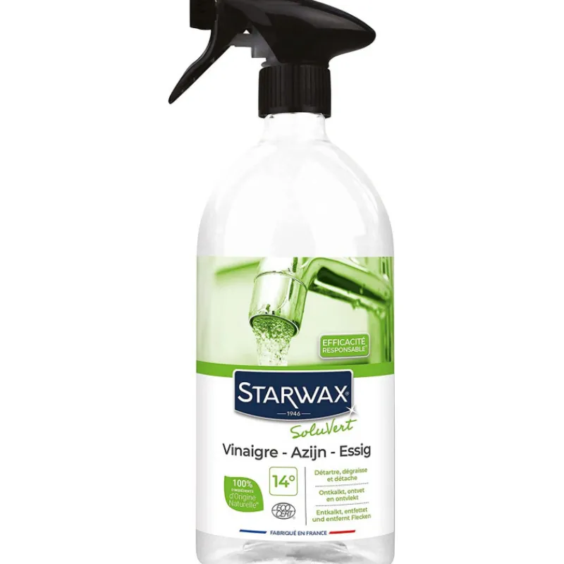 Écologiques | Cuisine<STARWAX Spray vinaigre 14° Soluvert,