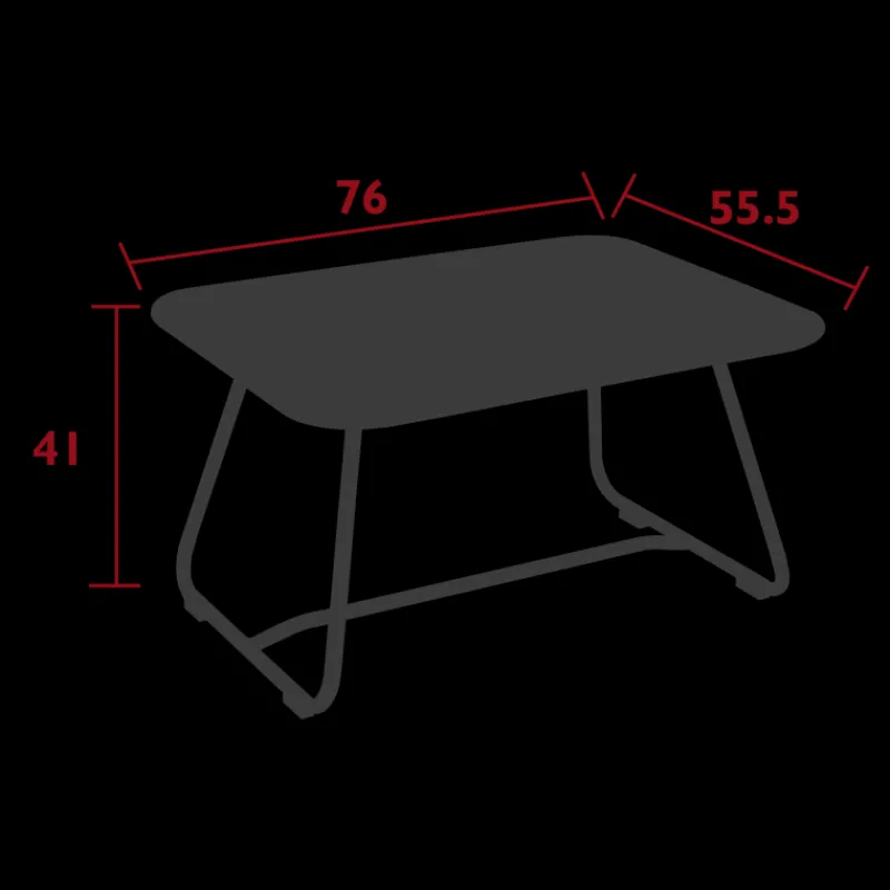 Tables De Jardin<FERMOB Table basse Sixties,