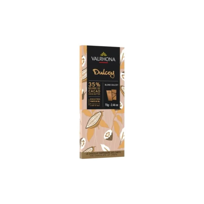 Les Ingrédients Du Pâtissier | Le Chocolat<VALRHONA Tablette chocolat blond Dulcey 32%,