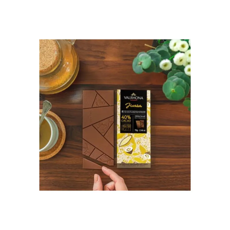 Les Ingrédients Du Pâtissier | Le Chocolat<VALRHONA Tablette chocolat lait Jivara 40%,