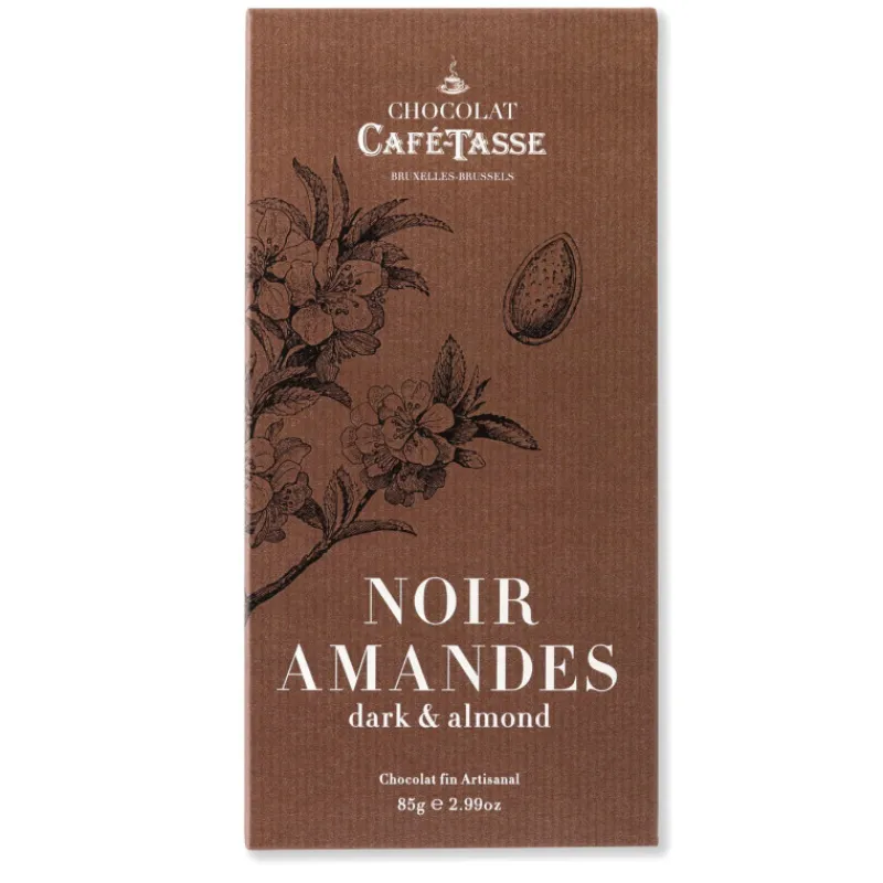 Le Chocolat<Café Tasse Tablette de chocolat Noir Amandes,