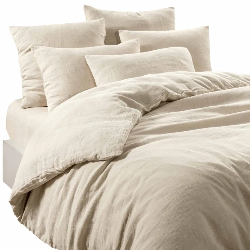 Housses De Couette, Parures<HAOMY TEXTILE Taie d'oreiller Viti Naturel, Haomy