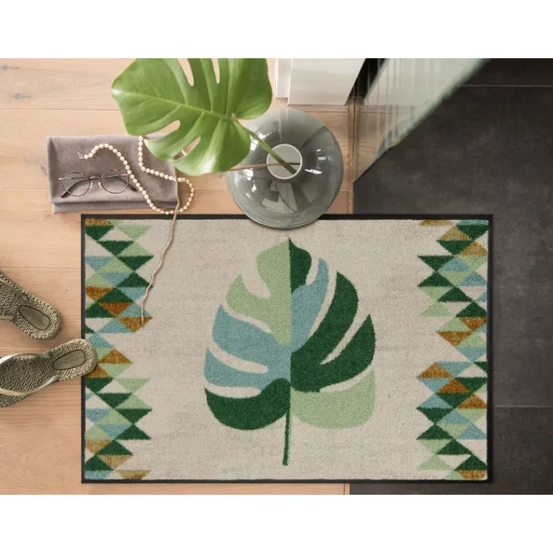 Tapis<Salonloewe Efia Tapis 50x75cm Wild Monstera green,