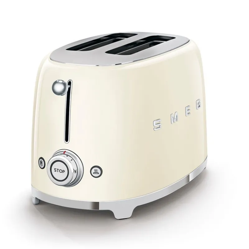 Grille-Pain Et Toasters<SMEG Toaster 2 tranches Années 50 Crème,