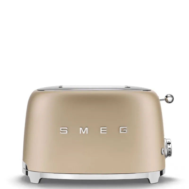 Grille-Pain Et Toasters<SMEG Toaster 2 tranches Années 50 Doré Mat,