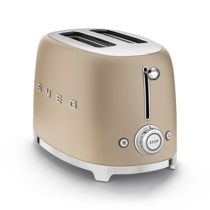 Grille-Pain Et Toasters<SMEG Toaster 2 tranches Années 50 Doré Mat,