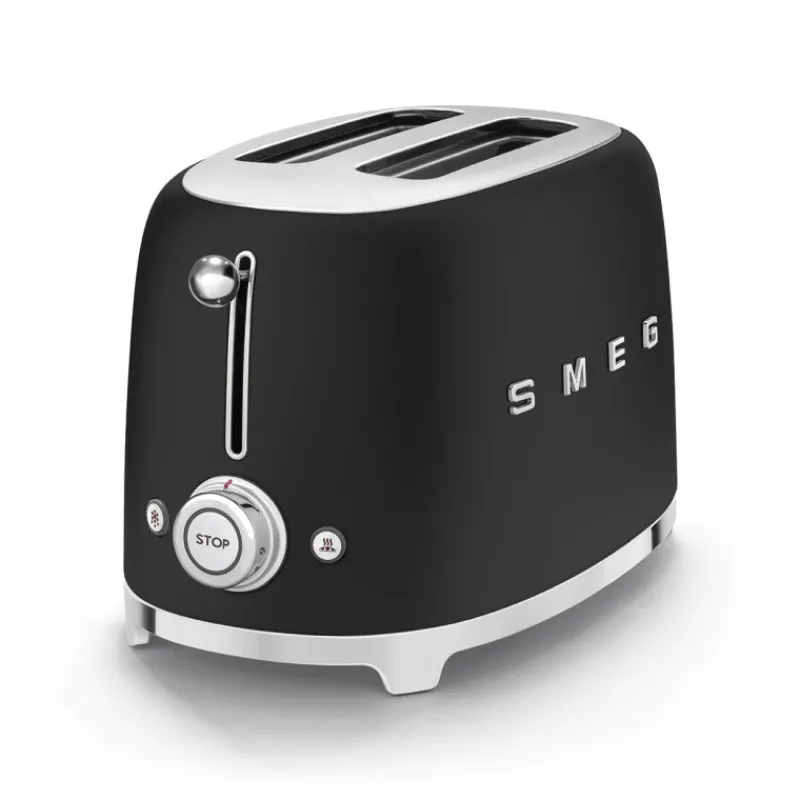 Grille-Pain Et Toasters<SMEG Toaster 2 tranches Années 50 Noir Mat,