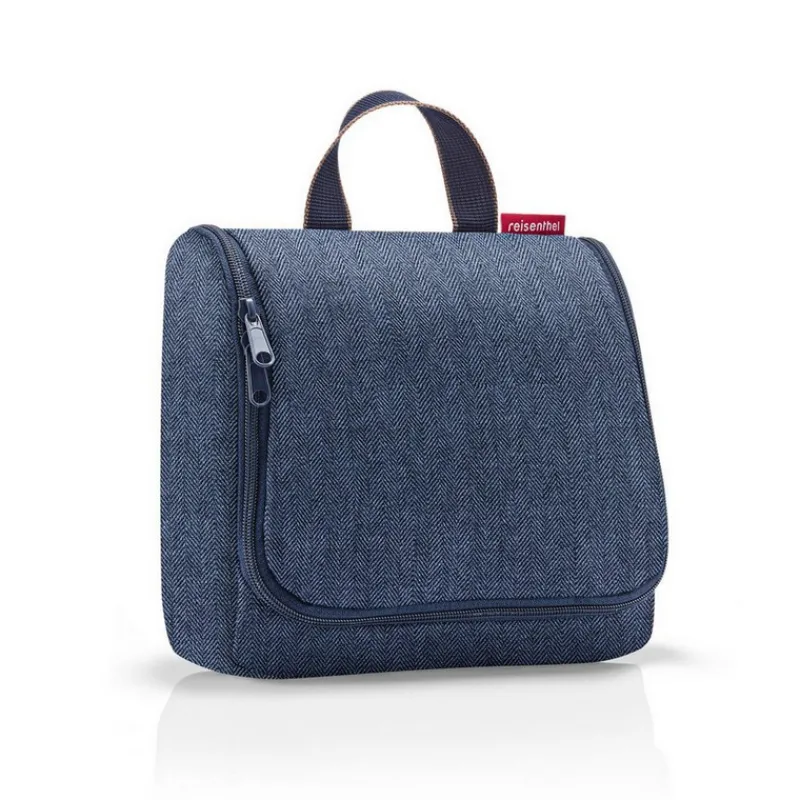 Coin Lavabo<Reisenthel Toiletbag Herringbone Dark Blue,