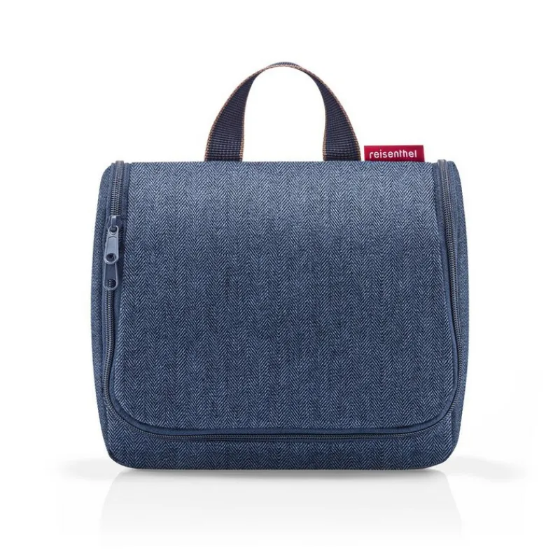 Coin Lavabo<Reisenthel Toiletbag Herringbone Dark Blue,