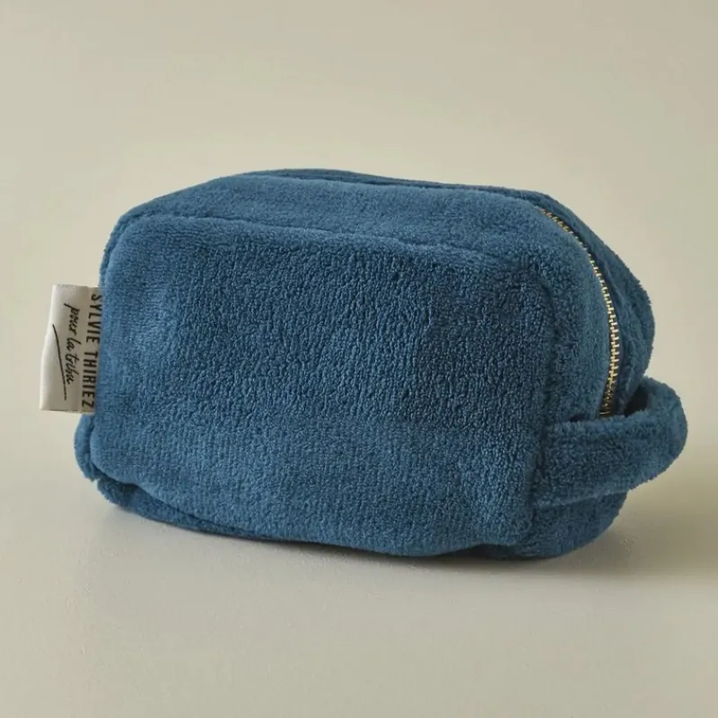 Les Accessoires<Sylvie Thiriez Trousse Polaire Bleu Pétrole,