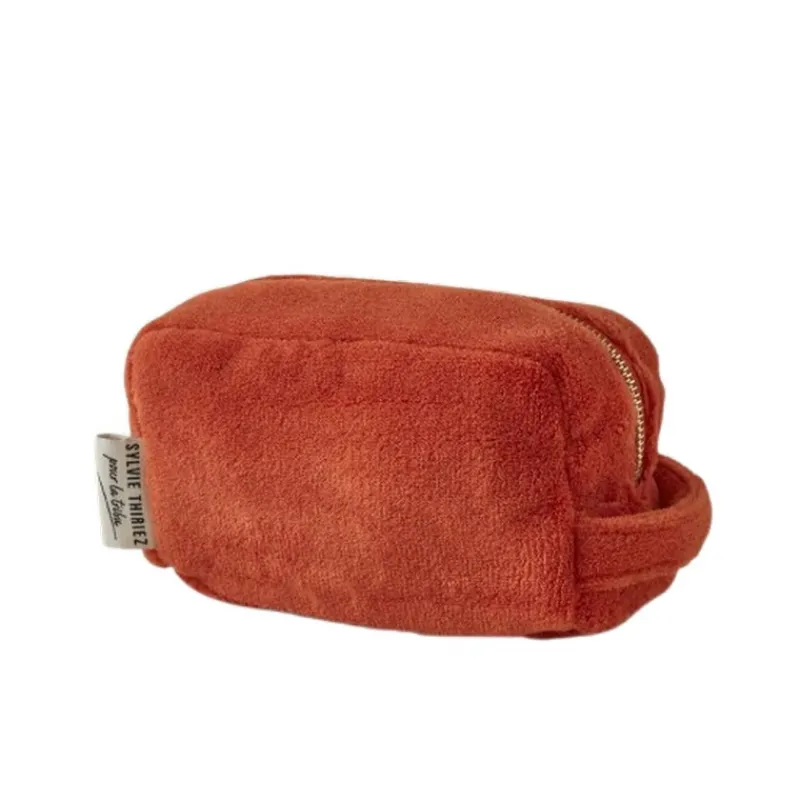 Les Accessoires<Sylvie Thiriez Trousse Polaire Orange Bruni,