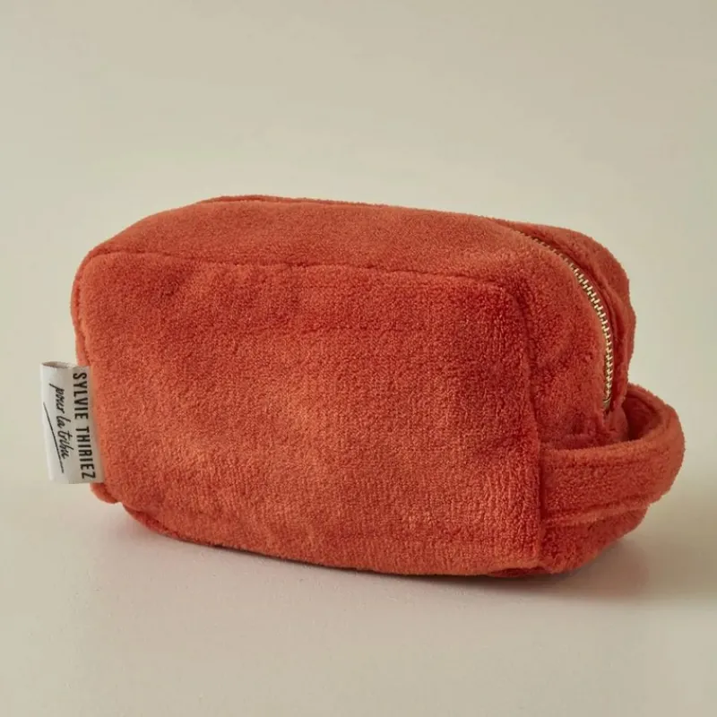 Les Accessoires<Sylvie Thiriez Trousse Polaire Orange Bruni,