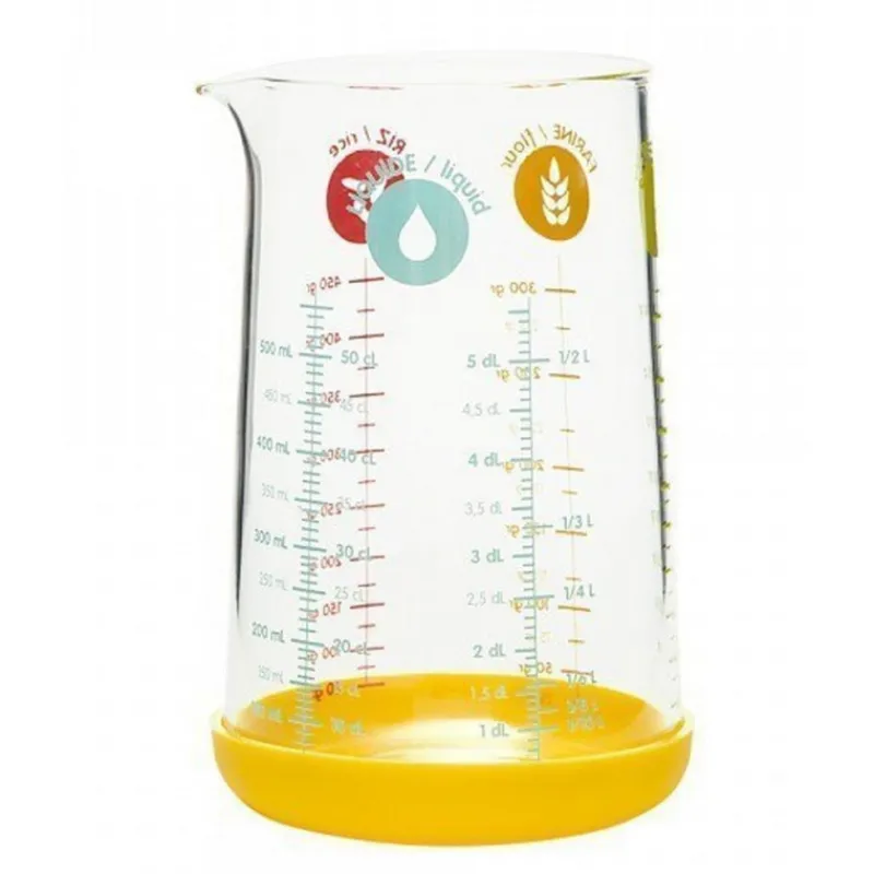 Balances De Cuisine | Verres Mesureurs<PEBBLY Verre mesureur jaune 0.5L,